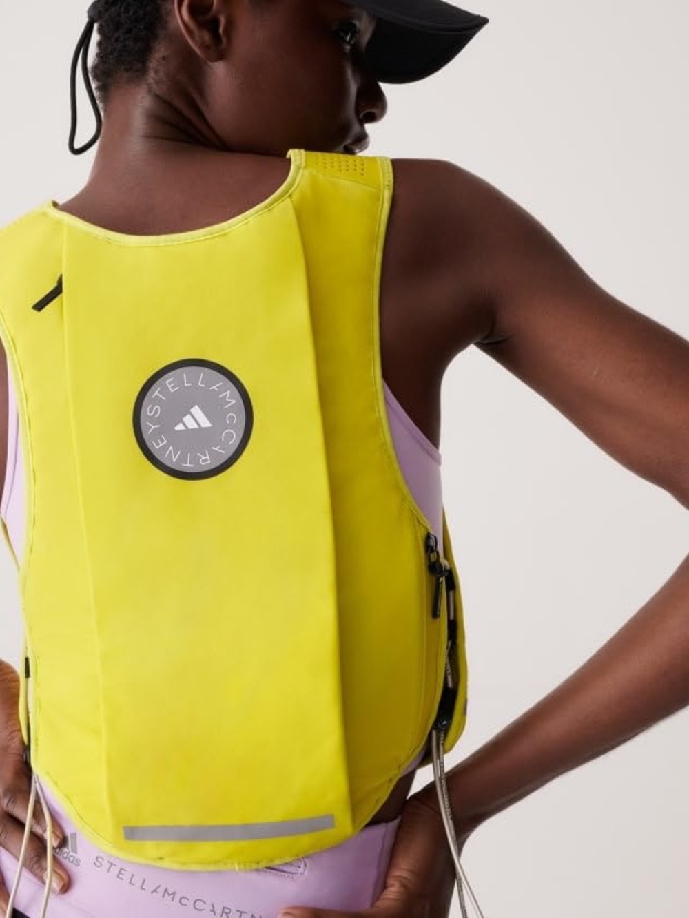 Stella McCartney Adidas Neon Yellow TruePace Running Vest